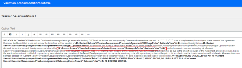 Informa rules engine custom merge tags, output as a standard XML structure