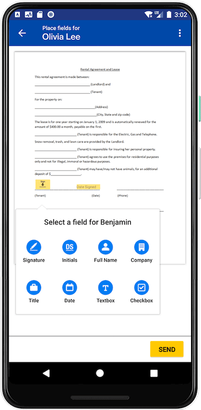 DocuSign Mobile SDK