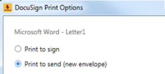 DocuSign Print Driver
